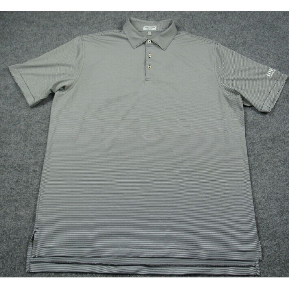 Peter Millar Shirt Men Extra Large Summer Comfort Jubilee Strip Performance Polo